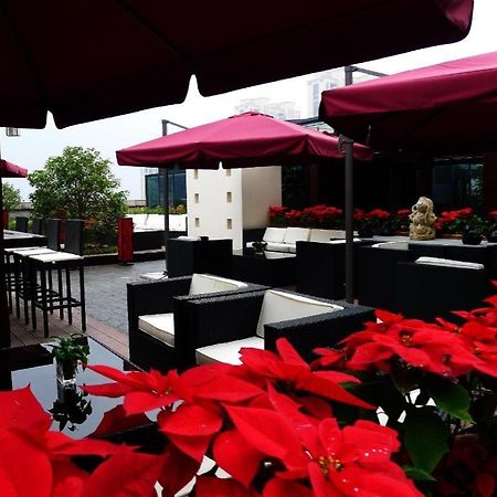 Ssaw Boutique Hotel Hangzhou Xiaoshan City Center Bagian luar foto