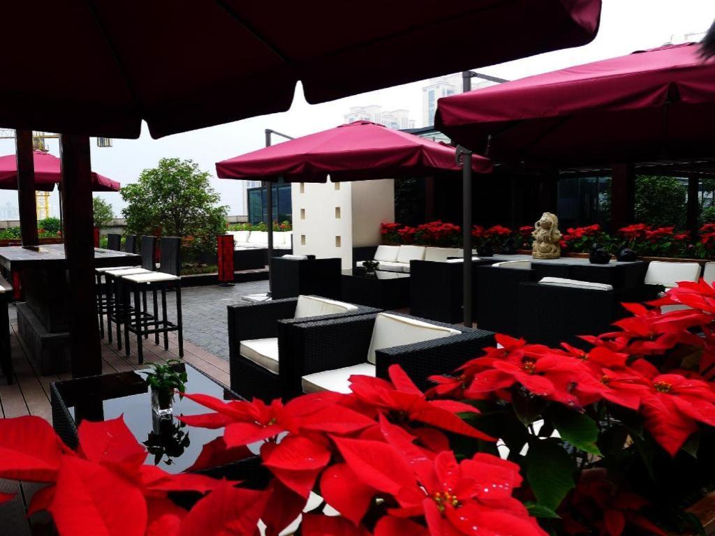 Ssaw Boutique Hotel Hangzhou Xiaoshan City Center Bagian luar foto