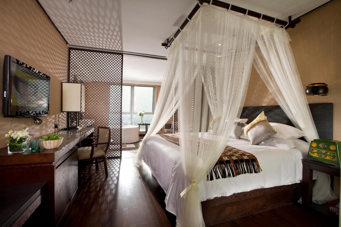 Ssaw Boutique Hotel Hangzhou Xiaoshan City Center Bagian luar foto